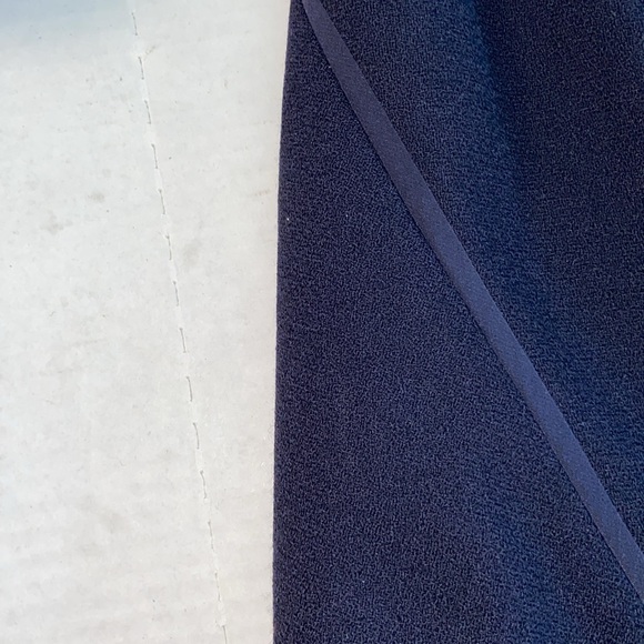 Tory Burch MIDNIGHT BLUE 100% Wool Fully Lined Classic A-Line Skirt 3615 - Picture 4 of 8